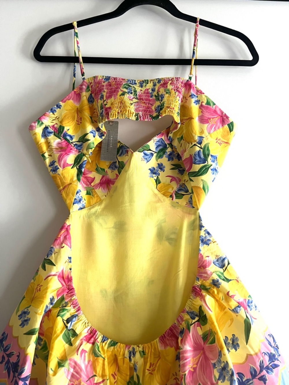 Farm Rio x Anthropologie Cotton Tiered Maxi Dress Size Medium Petite NWT - Picture 12 of 12
